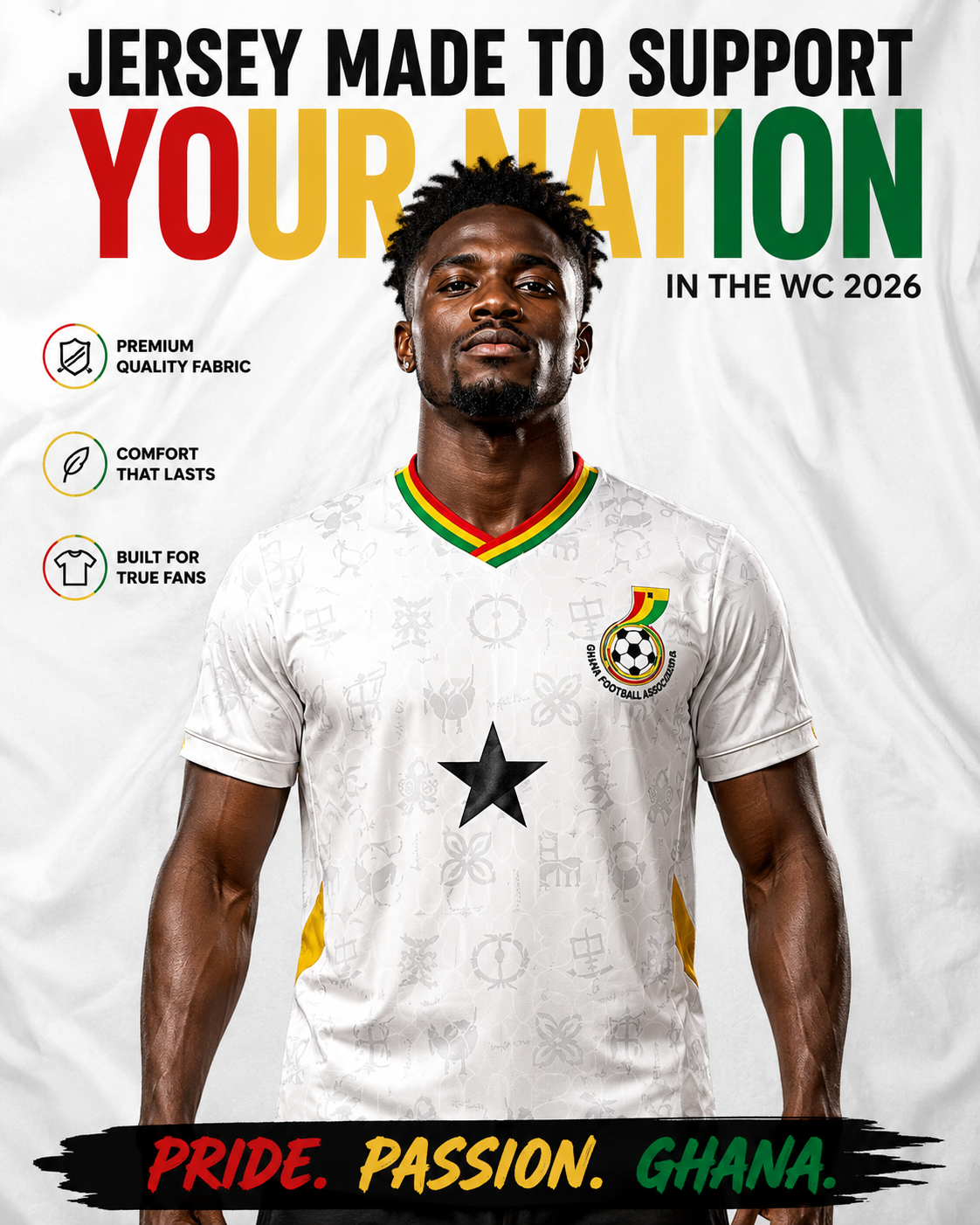Ghana Soccer Fan Jersey