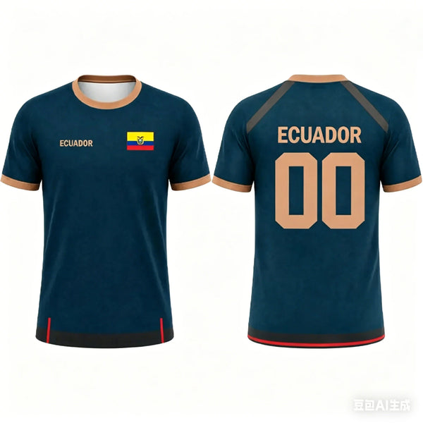 Kids-Ecuador-Football-T-Shirt-Soccer-Jersey-Yellow-Navy-White-Print-Breathable-Quick-Dry-Training-Tee.jpg